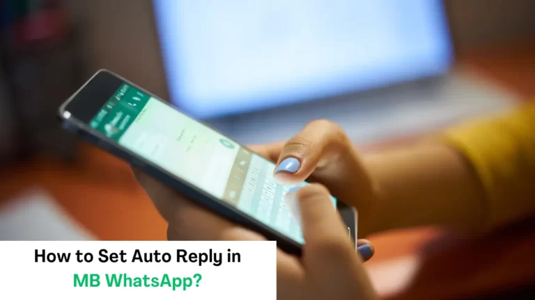 How to set auto reply in MB WhatsApp?